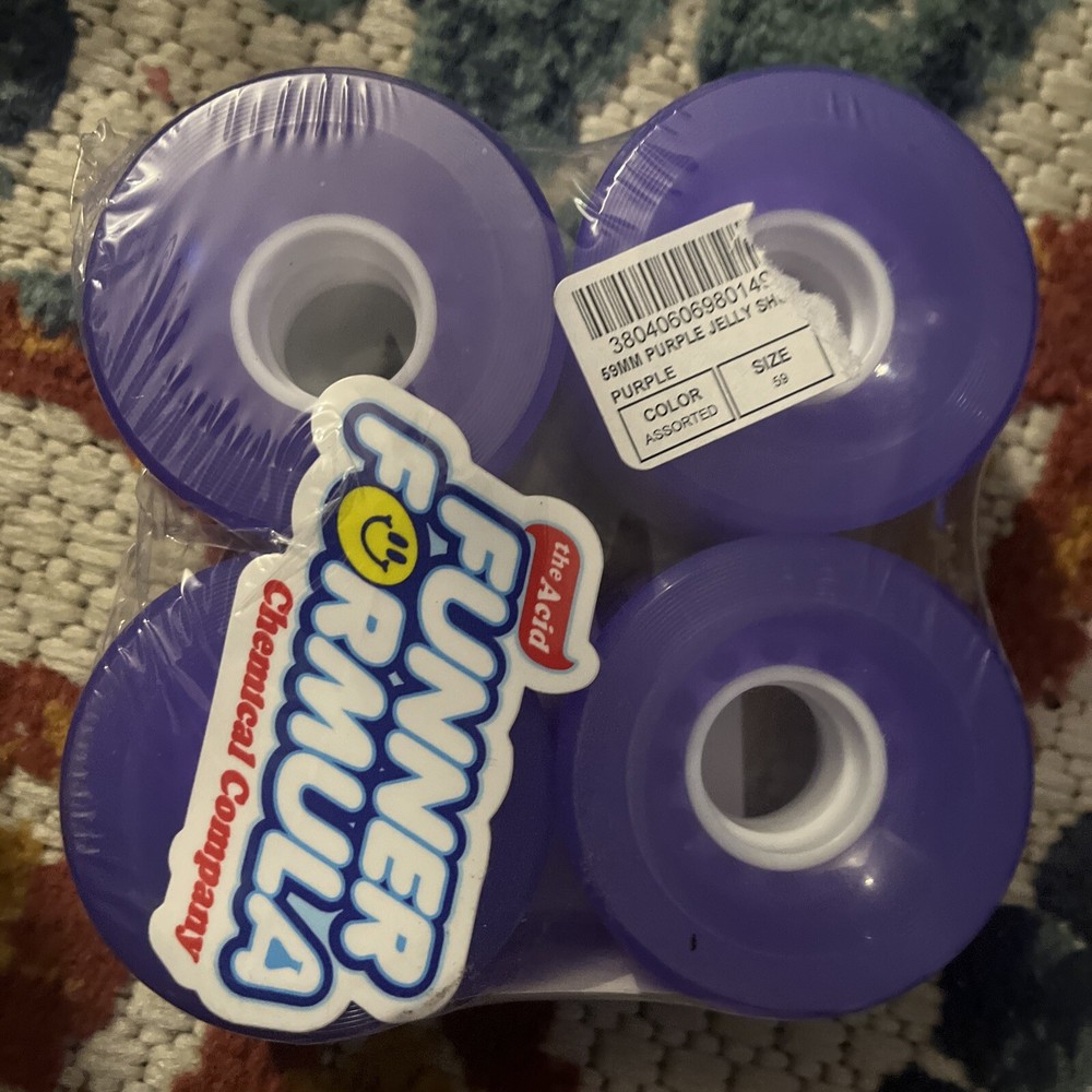 ACID JELLY SHOTS 59mm 82a Purple WHEELS SET-image