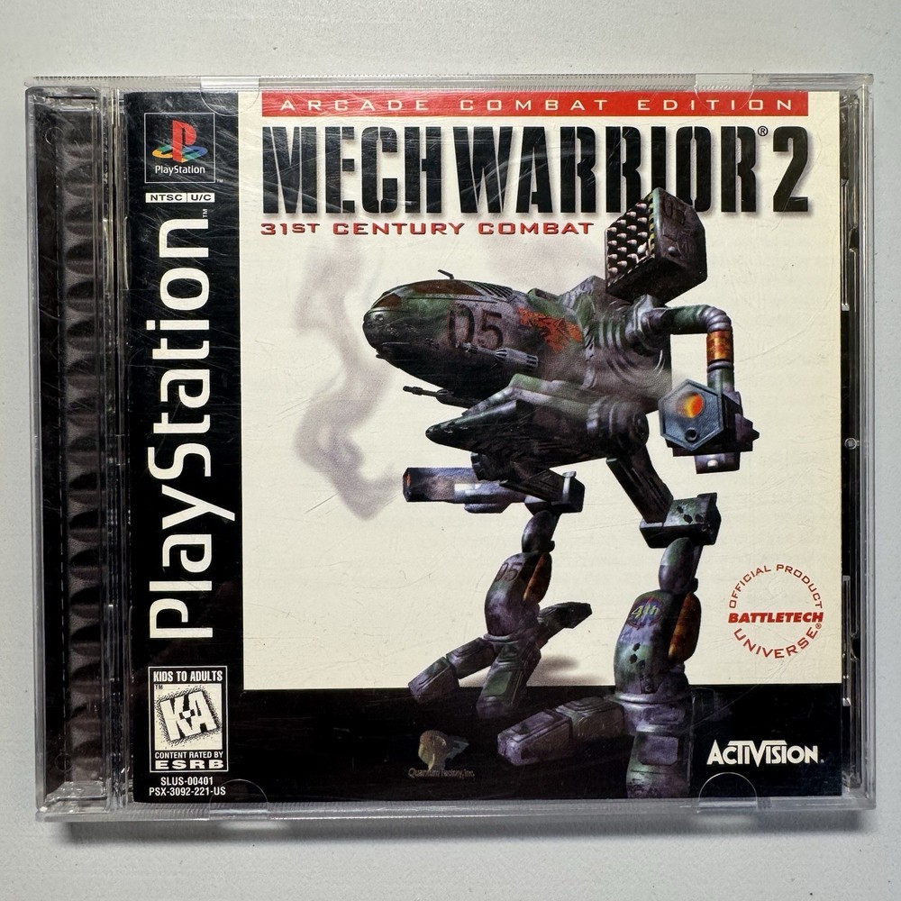 MechWarrior 2 31st Century Combat Sony PlayStation PS1 1997 CIB Complete Vintage