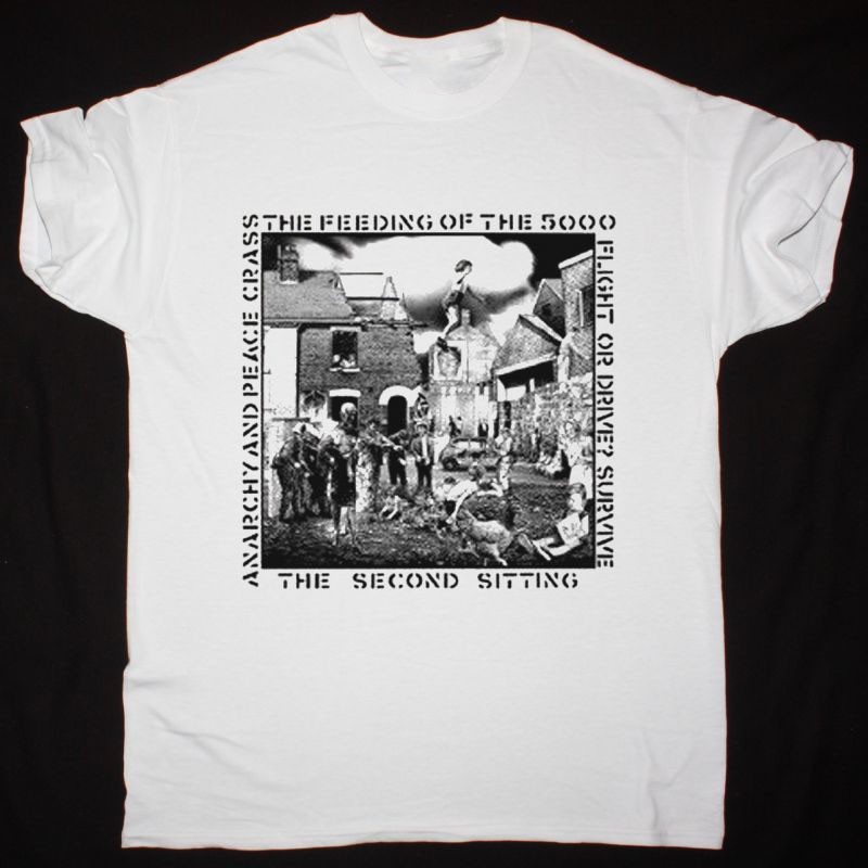 CRASS THE FEEDING OF THE 5000 T Shirt Short Sleeve PH309 FREE SHIPPING