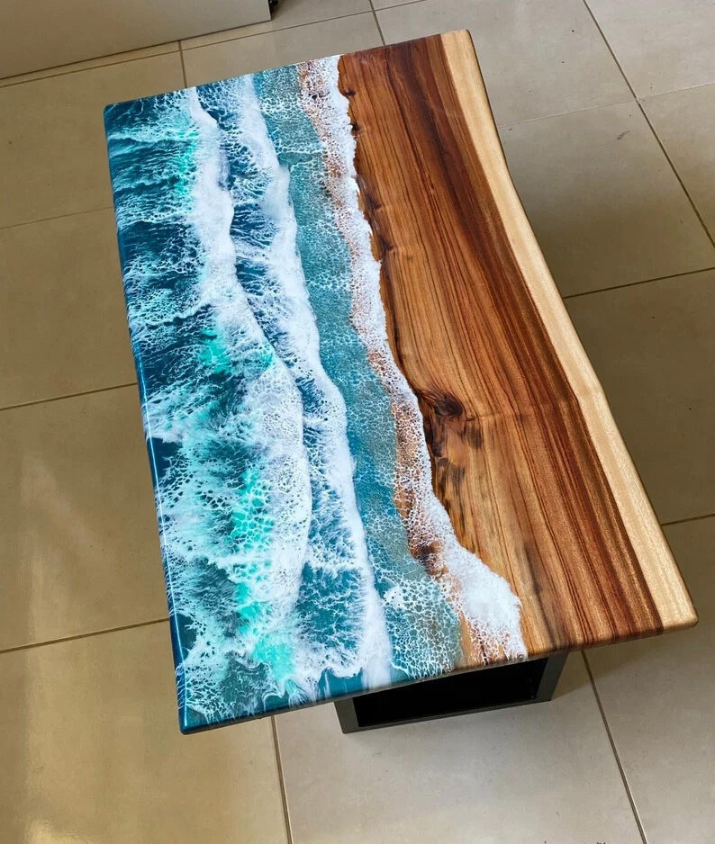 Ocean Resin River Epoxy Diy Table Top, Dining,Coffee sofa,center table top Decor