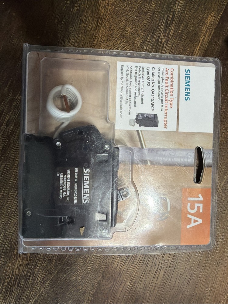 Siemens Q1515AFCP Tandem AFCI 15A Circuit Breaker NEW IN BOX