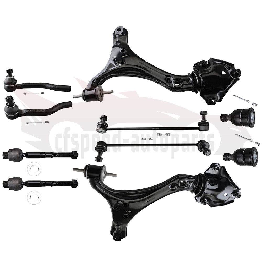 10PCS Front Lower Suspension Control Arm w/ Ball Joints Honda Accord 2013-2017