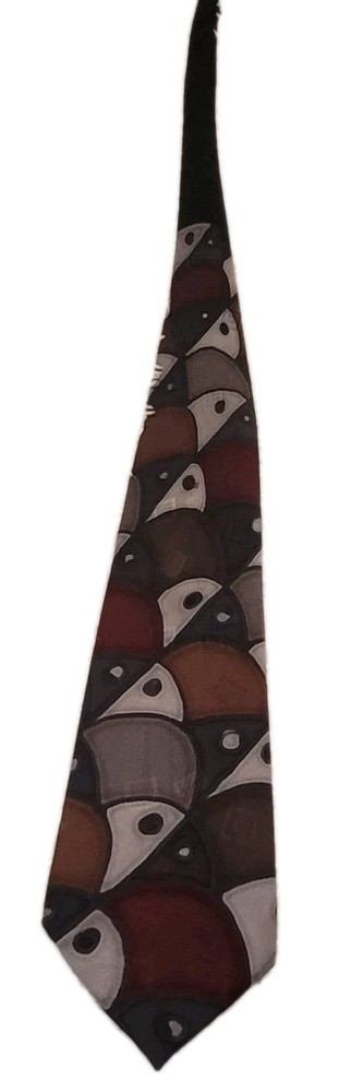 men's tie robert daskal 100% silk hand painted made in U.S.A