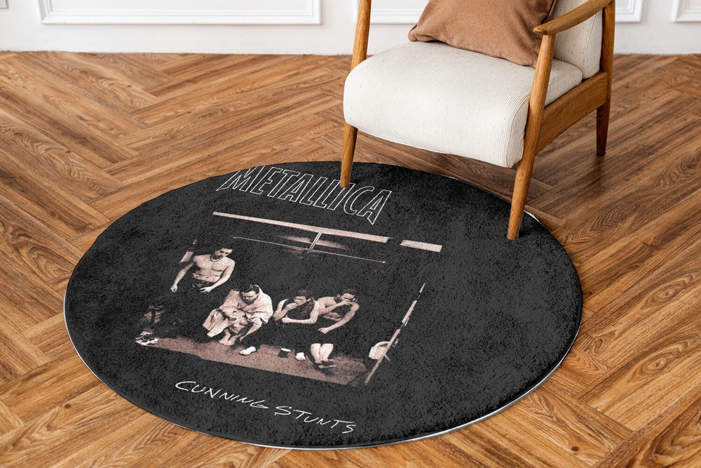 Metallica Rug Cunning Stunts 1 Album Art Round Rug Home Decor Fan-made 24-47in
