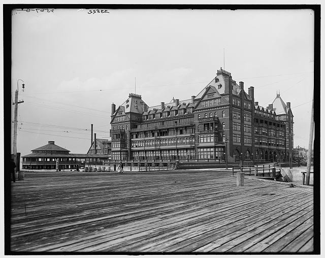 Photo:Old Point Comfort Virginia Hotel Chamberlin 1905 boardwalk hotel