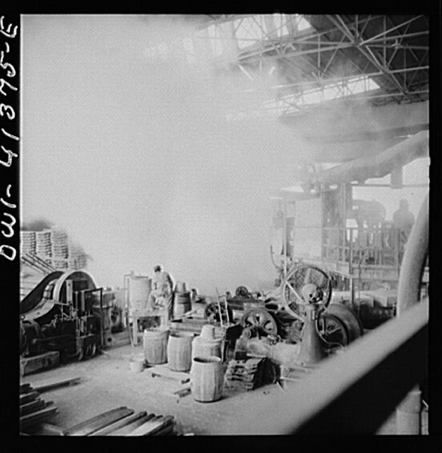 Photo:El Paso Texas. Interior of the plant, Phelps Dodge refining company