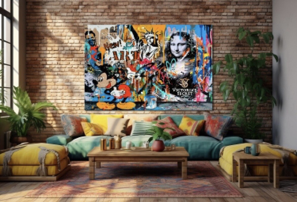 Graffiti Art Print Street Pop Art Canvas Wall Decor Home