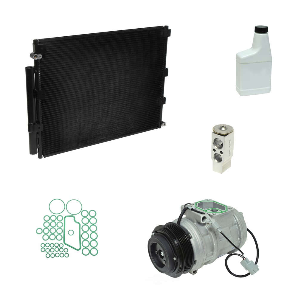 A/C Compressor Kit with Condenser for 04-07 Toyota Land Cruiser