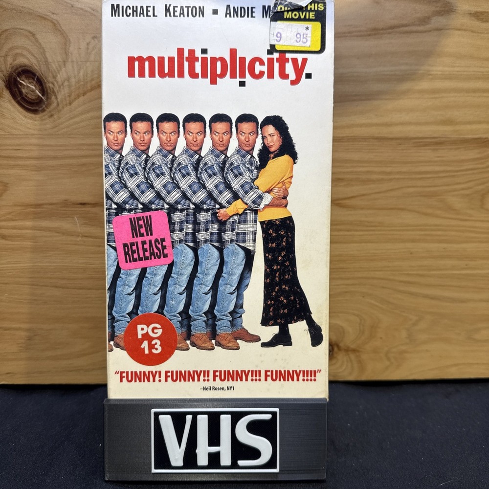 Multiplicity (VHS, 1996) * Buy 2 Get 1 Free - Bundle Shipping Discount