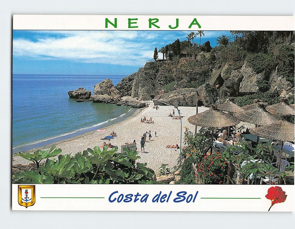Postcard Costa del Sol Nerja Spain