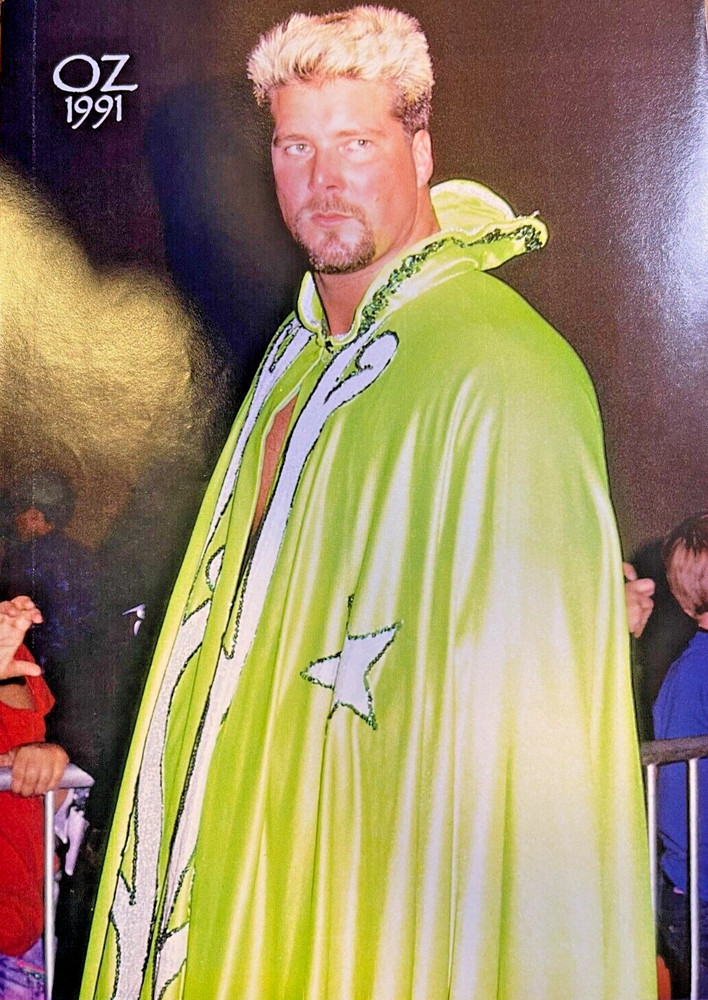 Magazine Illustration Pro Wrestler Oz Kevin Scott Nash in 1991