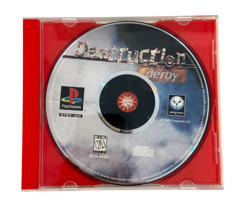 Destruction Derby (Sony PlayStation 1, 1995) PS1 Disc Only