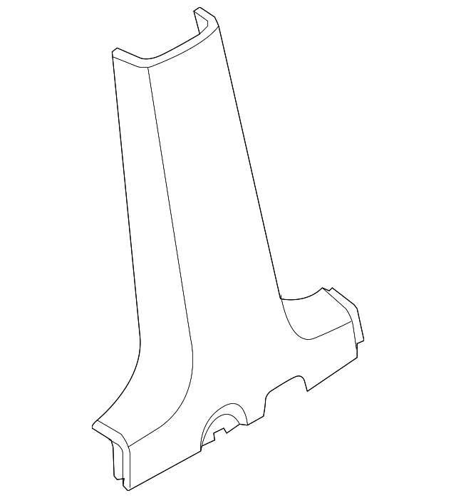 Genuine GM Body B-Pillar Trim Panel 96649839