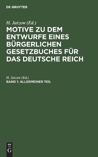 Allgemeiner Teil (Hardback)