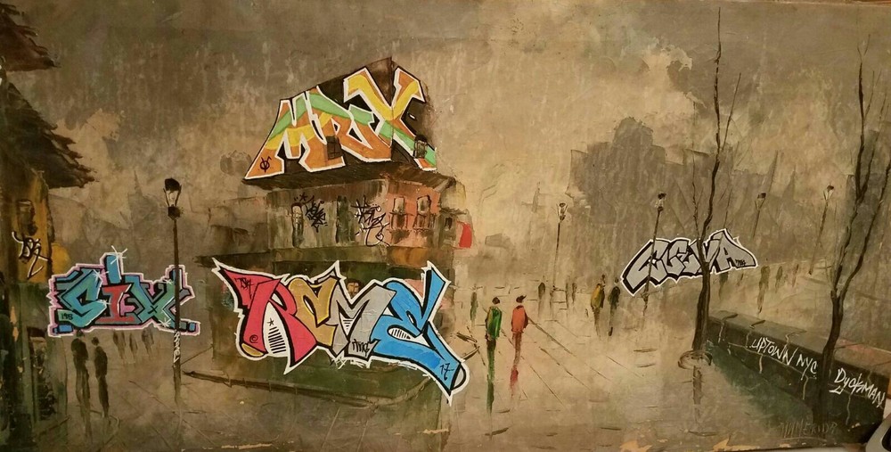 Various Graffiti Street Art Design Canvas Abstract Modern Contemporary Pop Art