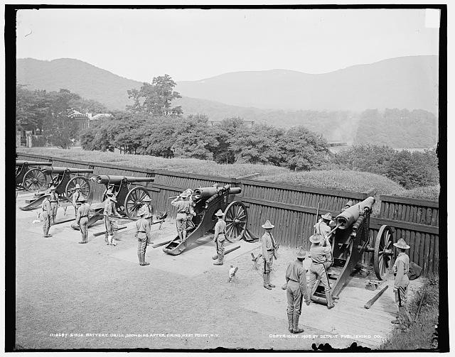 United States Military Academy,West Point,New York,NY,Siege Battery Drill,1