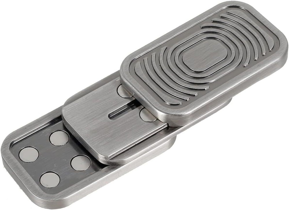 Metal Poker Slider, Push Card Slider Stress Relief Toy, Adult EDC...