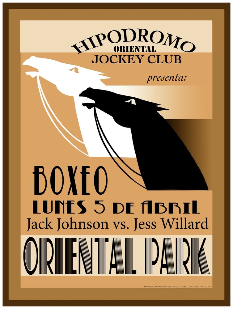 7607.Decoration Poster.Home Room wall design print.Jack Johnson Boxing match