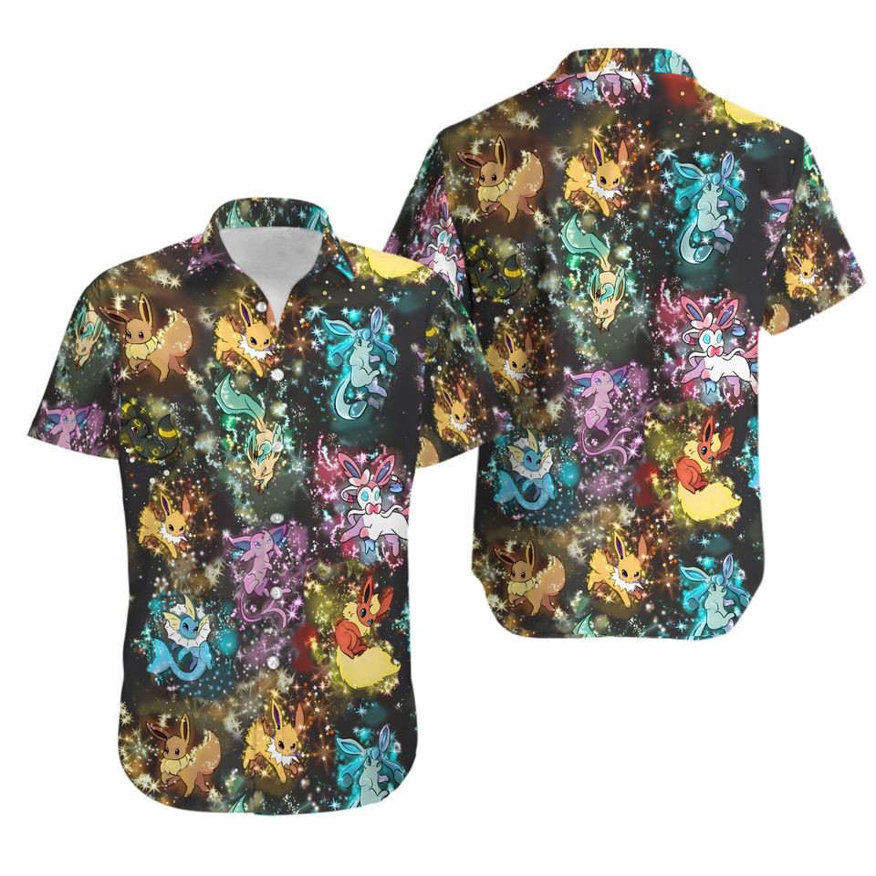 Eevee Evolution Summer Hawaiian Shirt