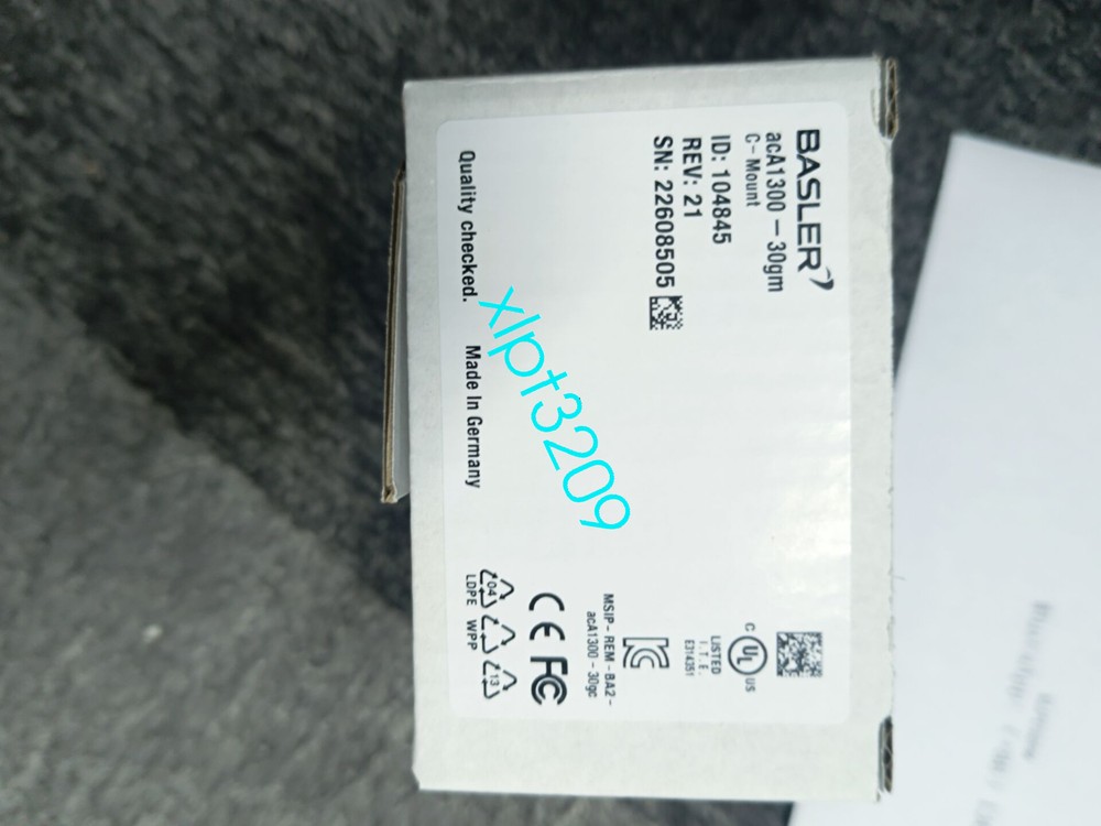 1PC NEW Basler Industrial Camera ACA1300-30GM FedEx or DHL