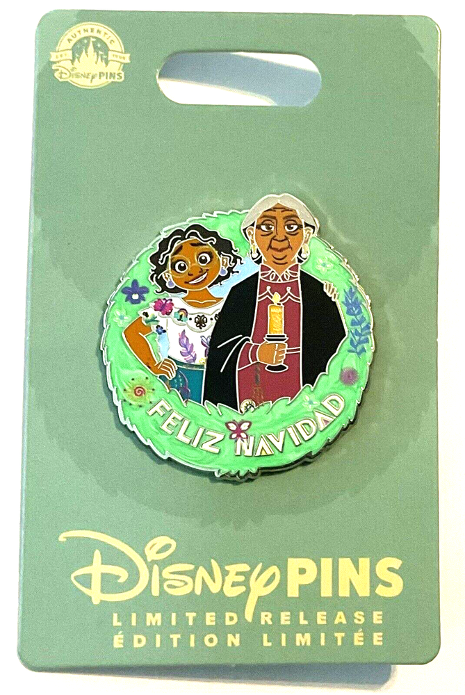 Disney 2022 Christmas Feliz Navidad Encanto Mirabel Abuela LR Pin-image