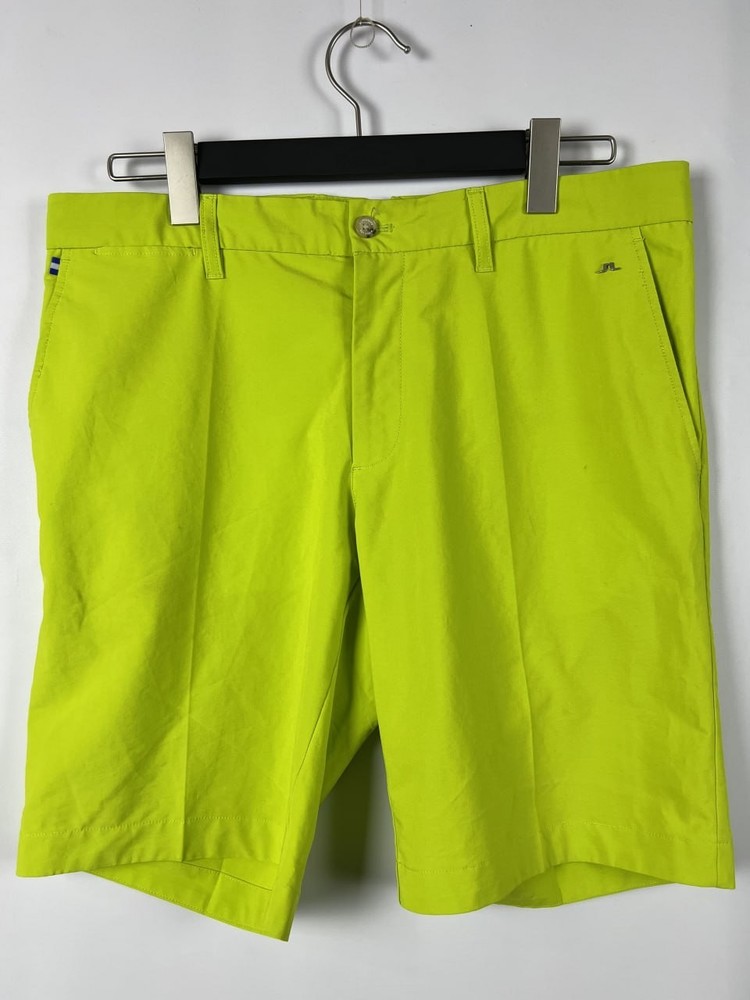 J.LINDEBERG Men's Green Outdoor Golf Short Size 33