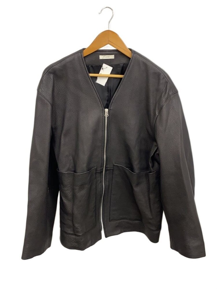 Lidnm Leather Jacket Blouson/L/Leather/Blk/Plain/Im22Ss02361-09-03 3499