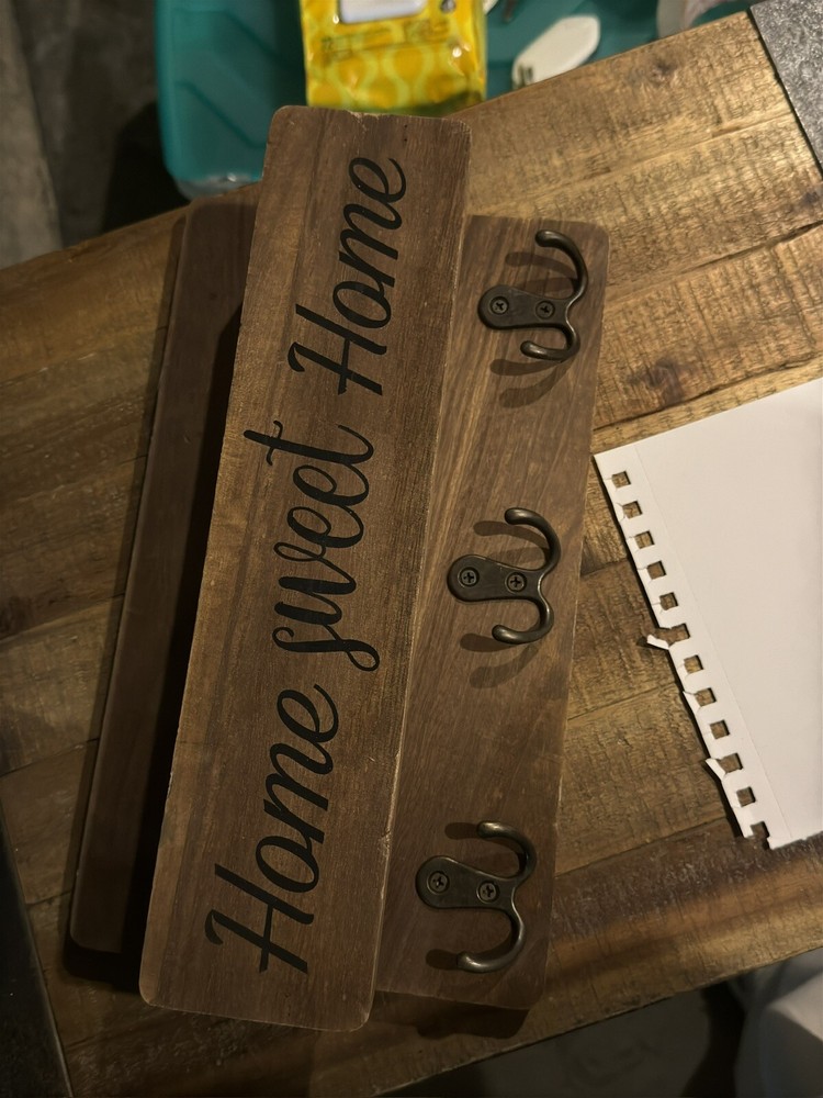 Home Sweet Home Sign, Rustic Wood Home Wall Decor