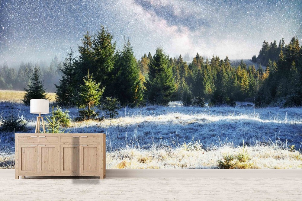 3D Forest Grassland Landscape Wall Murals Wallpaper Murals Wall Sticker