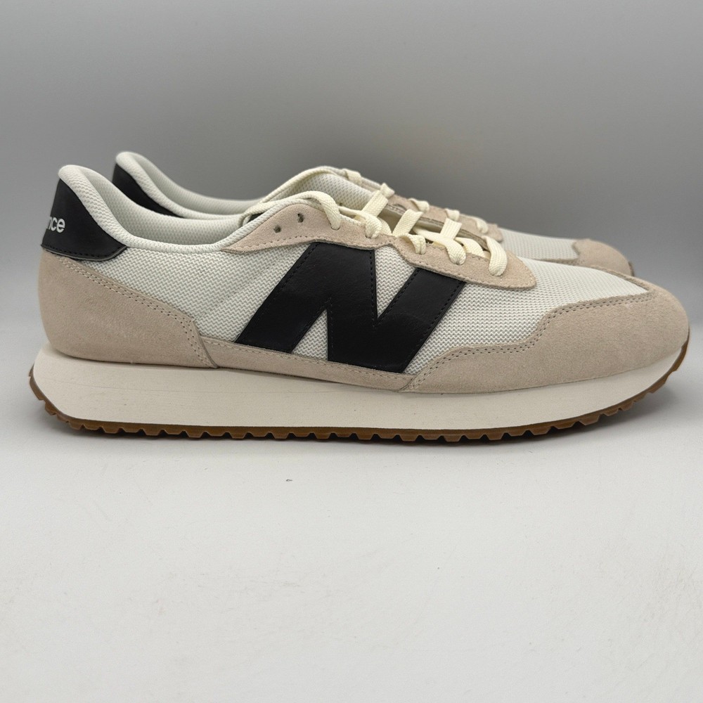 New Balance 237 Shoes Mens 14 White Black Retro MS237WB