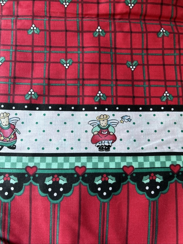 DAISY KINGDOM “Angel plaid”  #5125 From 1993 Designed By Nina, 1 Yd NEVER USED