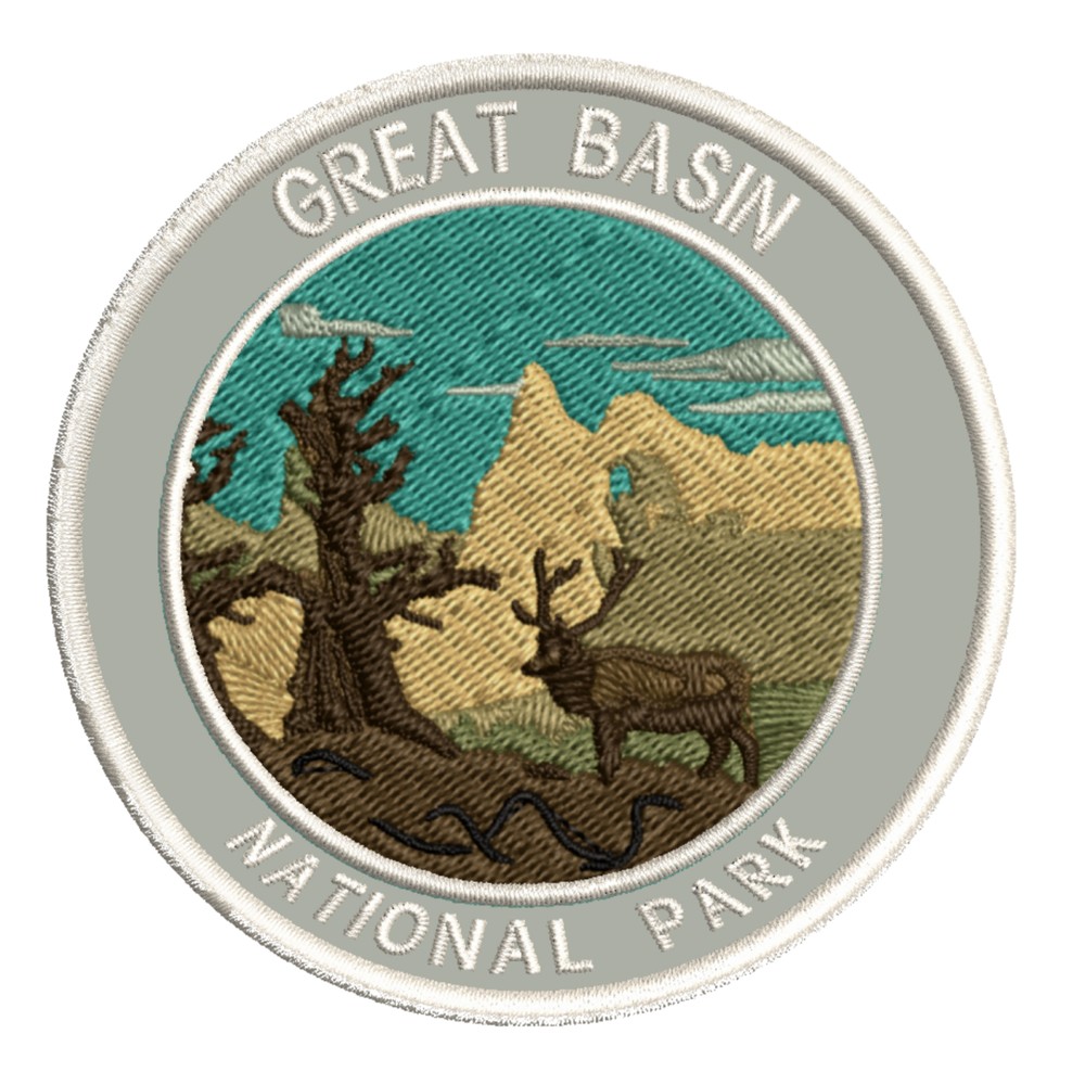 Great Basin National Park Patch Embroidered Iron-On Applique Travel Souvenir