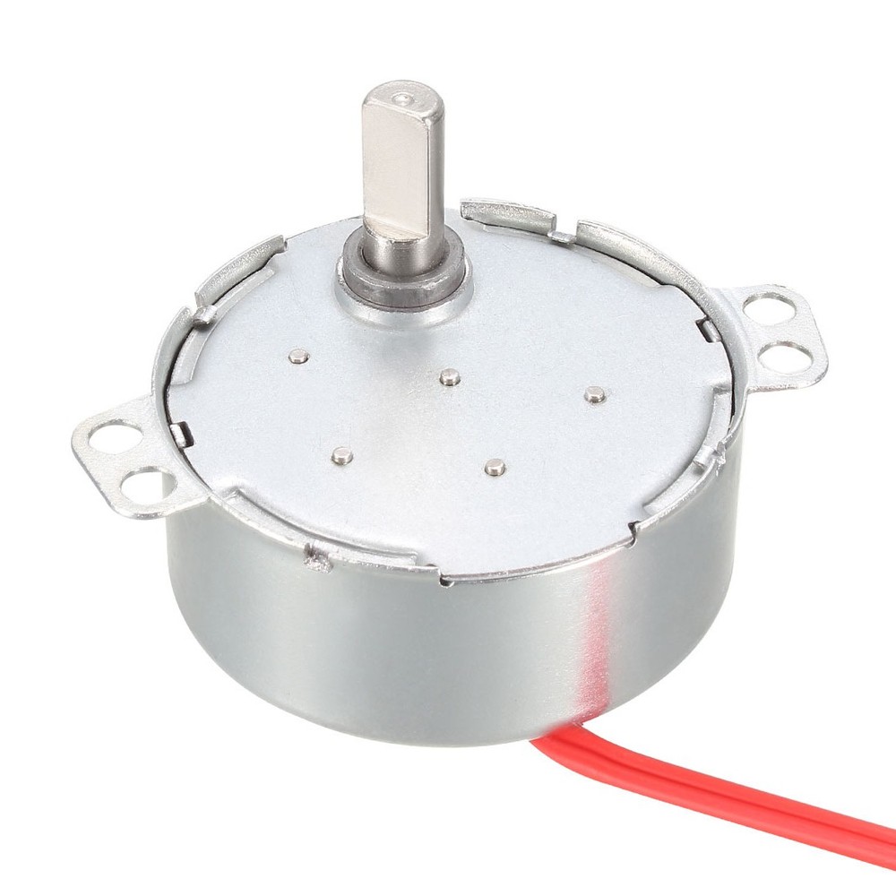 12V 2.5-3RPM 4W Electric Fan Gear Motor CCW/CW 50-60Hz-image