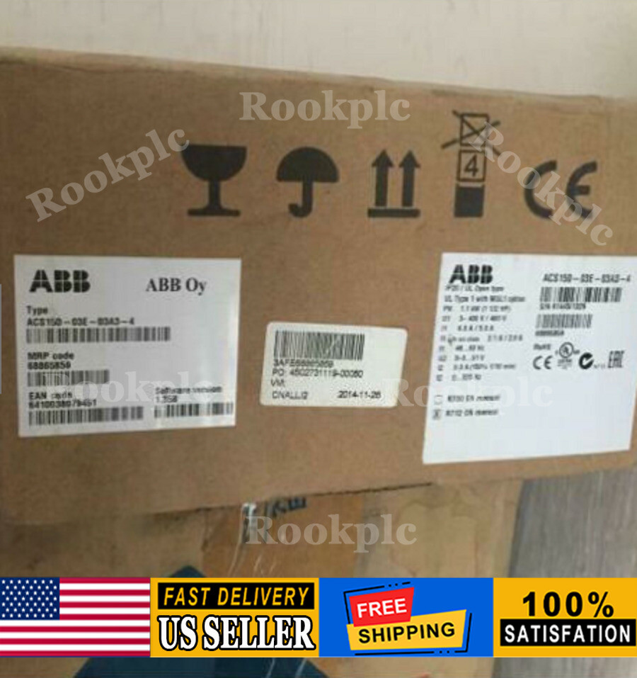 ACS150-03E-03A3-4 ABB Inverter 1.1KW Brand New Fast Shipping