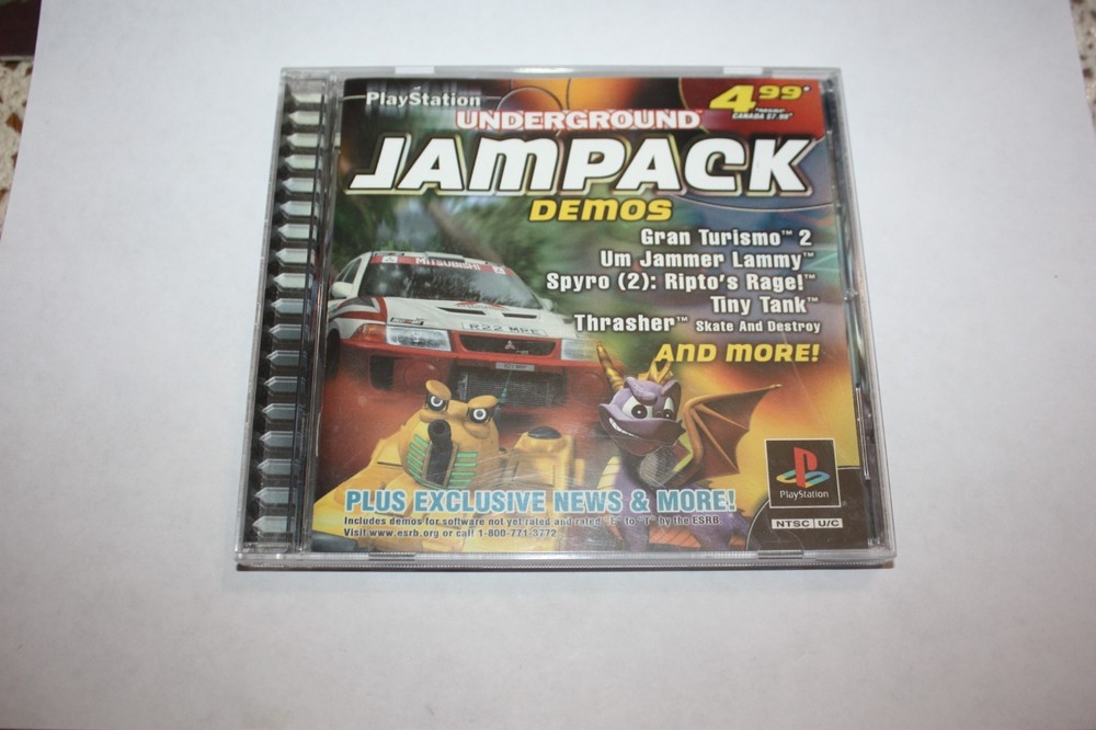 Playstation Underground Jampack Winter 99 Sony PlayStation 1 PS1 ~ Complete!