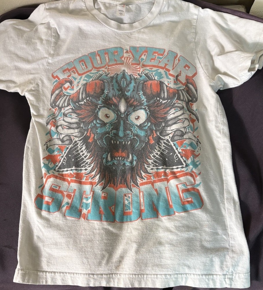 Vintage Four Year Strong  Men’s T-Shirt—Size Small