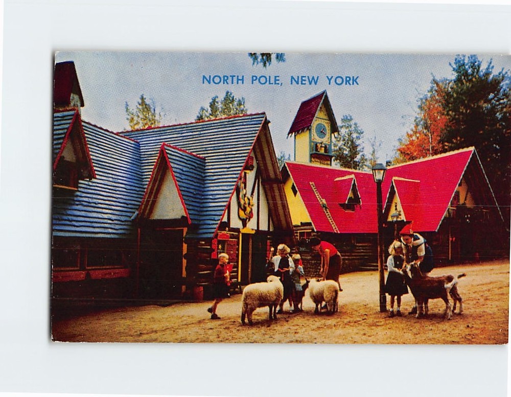 Postcard Home Of Santas Workshop North Pole New York USA
