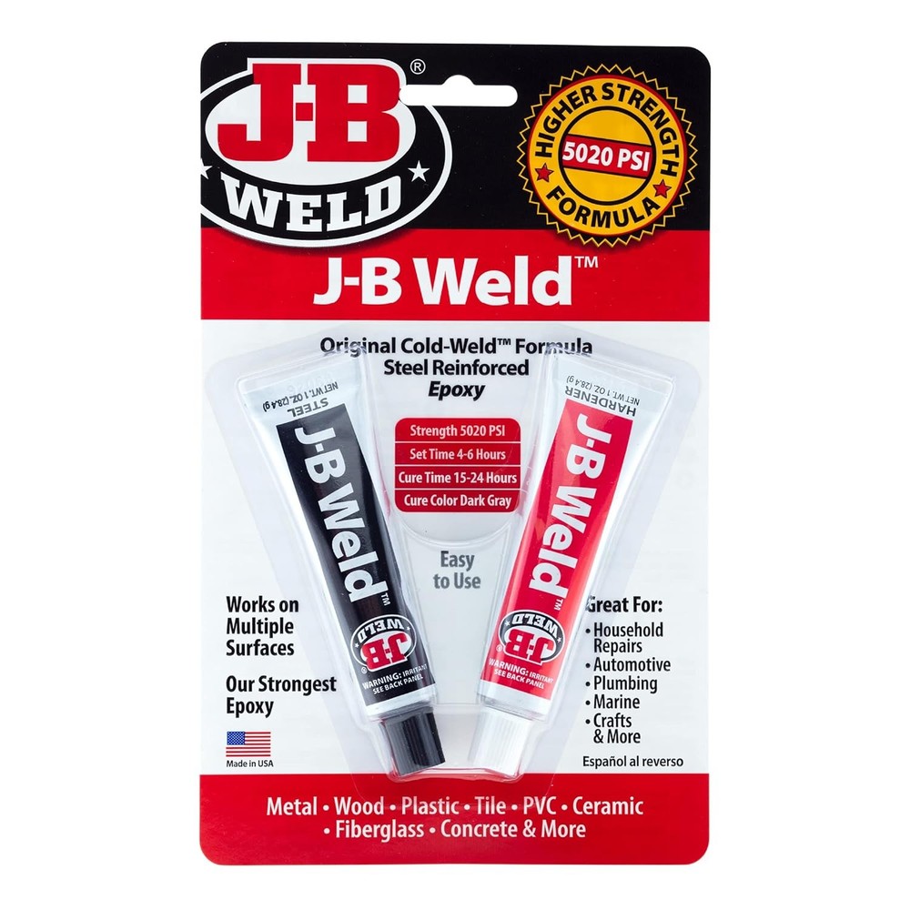 J-B Weld 8265S Original Cold-Weld Steel Reinforced Epoxy - 2 oz. 2 oz