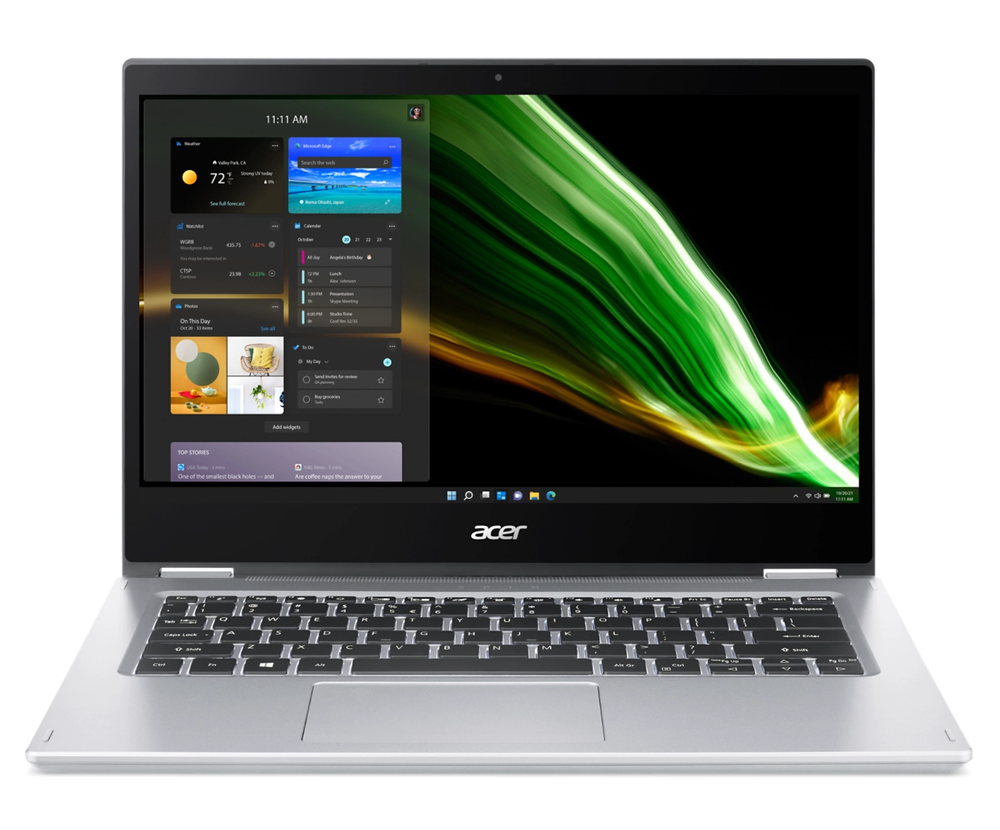 Acer Spin SP114-31 14 FHD Touch Laptop Intel N6000 Quad Core 4GB RAM 128GB SSD-image