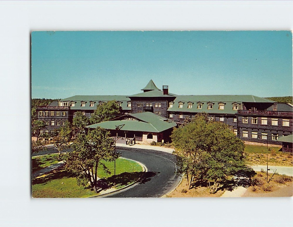 Postcard Hotel El Tovar Grand Canyon National Park Arizona USA