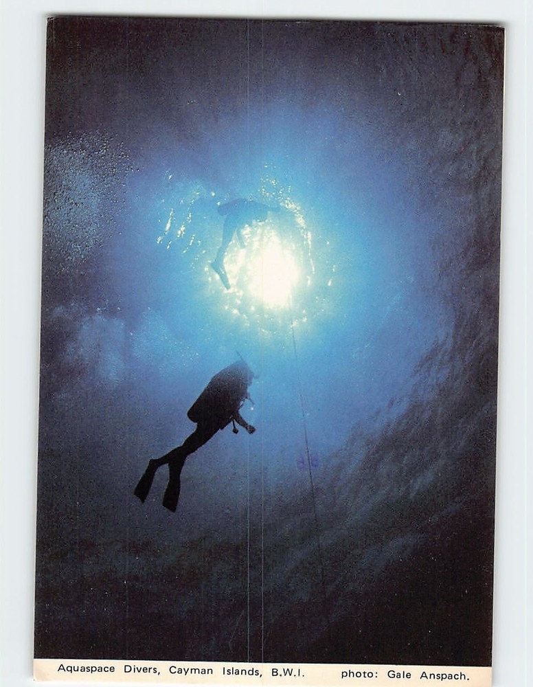 Postcard Aquaspace Divers Cayman Islands British Overseas Territories