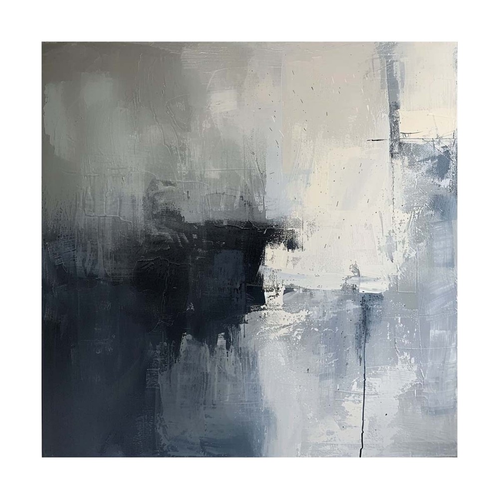 Modern Wall Art Paintings Hand Painted Abstract Oil Painting On Canvas Black