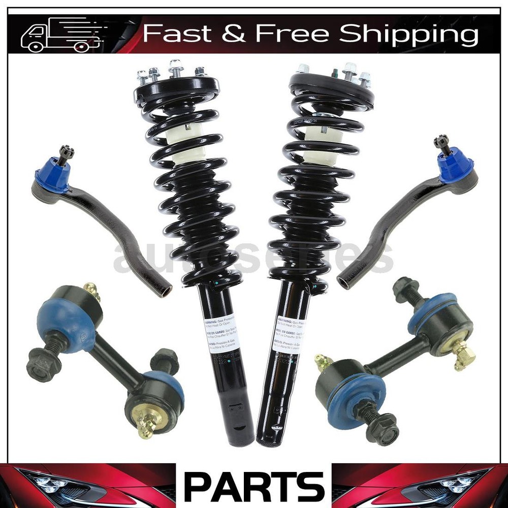 6pc Tie Rod Sway Bar Link Strut Assembly for 2004 Acura TSX