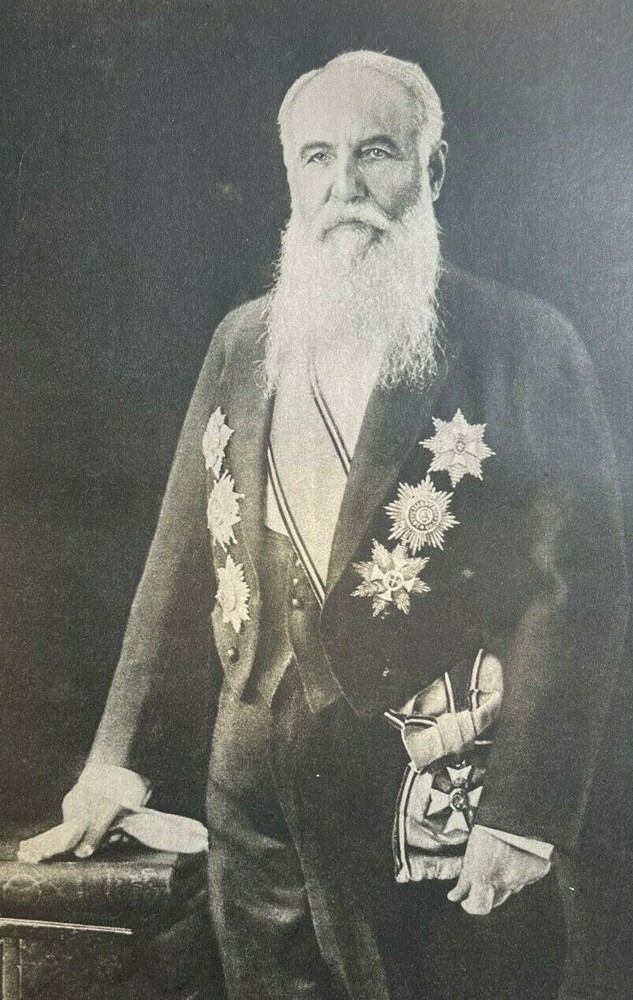 1916 Vintage Illustration Nicholas Pashitch Serbian Prime Minister in Exile