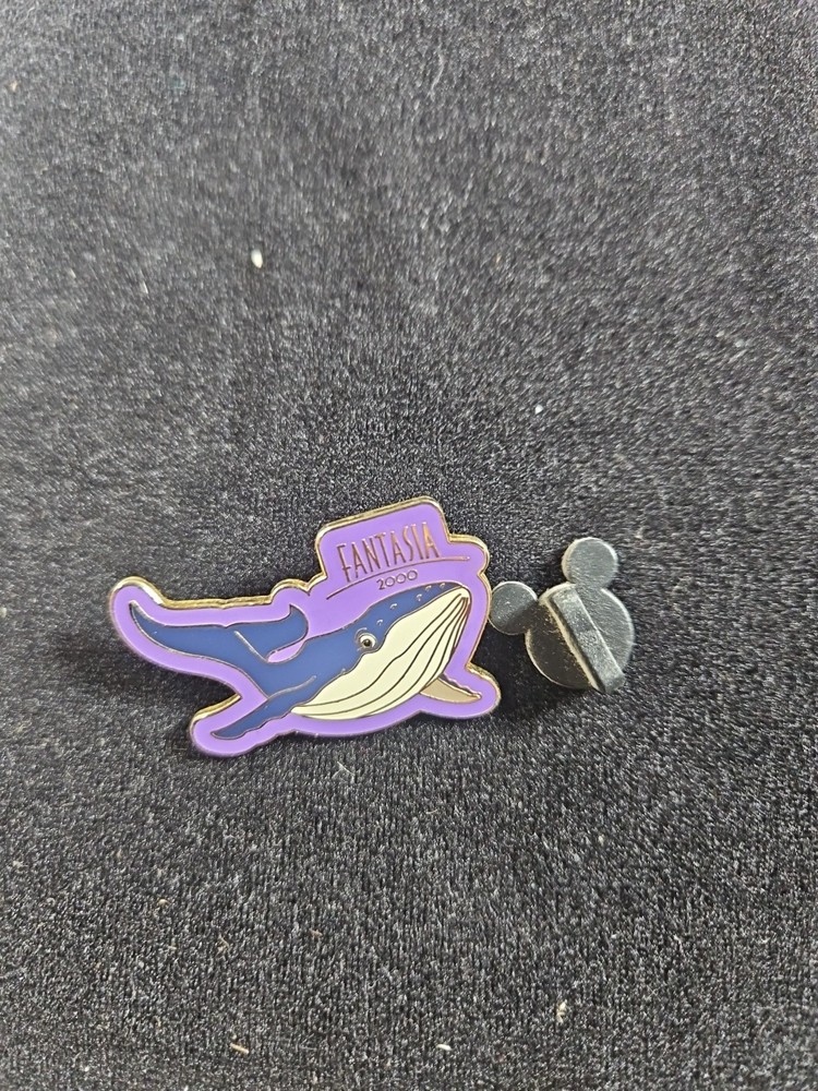 2000 WDW Fantasia Whale Logo Limited Edition Rare Trading Pin