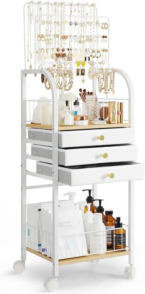 Jewelry Organizer, Large Jewelry Stand with 3 Jewelry Box Drawer