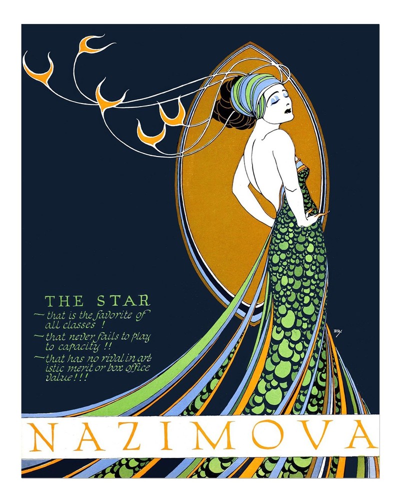 Art Nouveau Wall Art Poster - Elegant Vintage Design Premium Quality