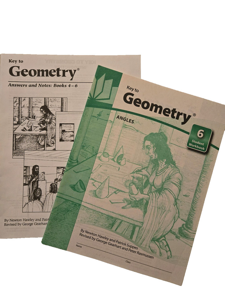 Key to Geometry, Angles, Student Workbook 6 - very good condition