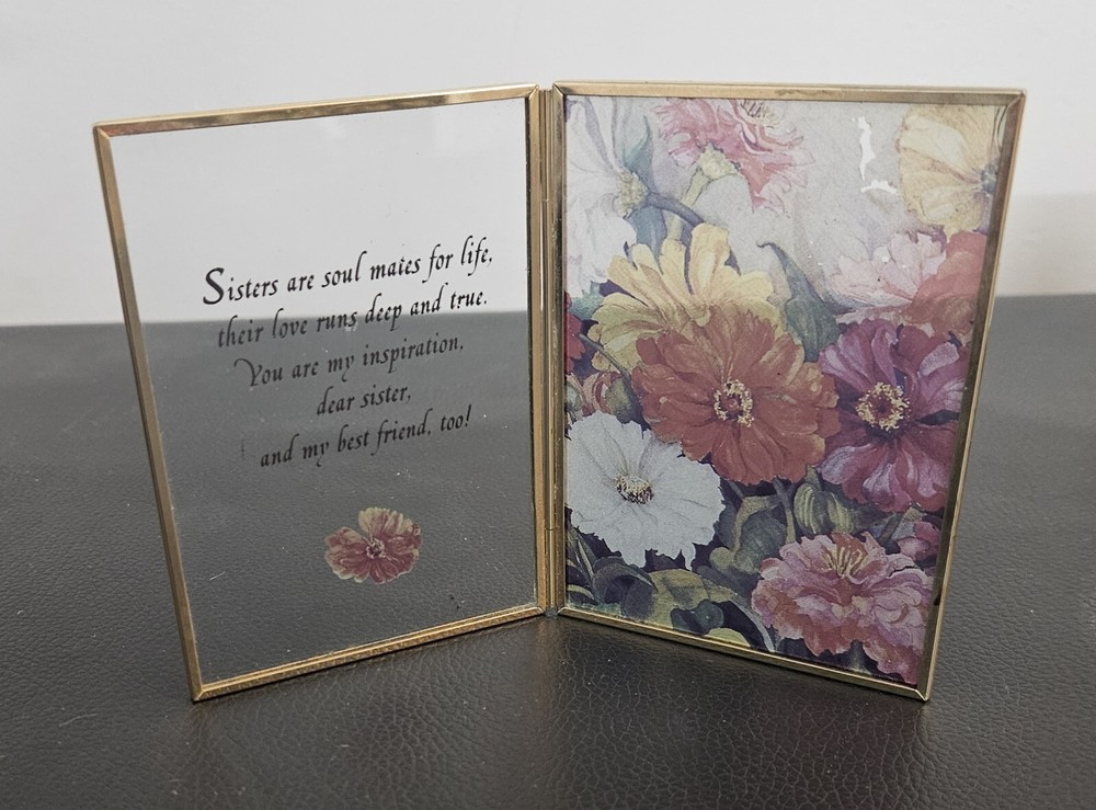 Hinged Tabletop Frame Stained Glass: 