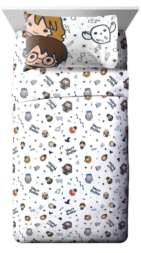 Harry Potter Enchanted 3-Piece Twin Bedding Set with Magical Charms  
